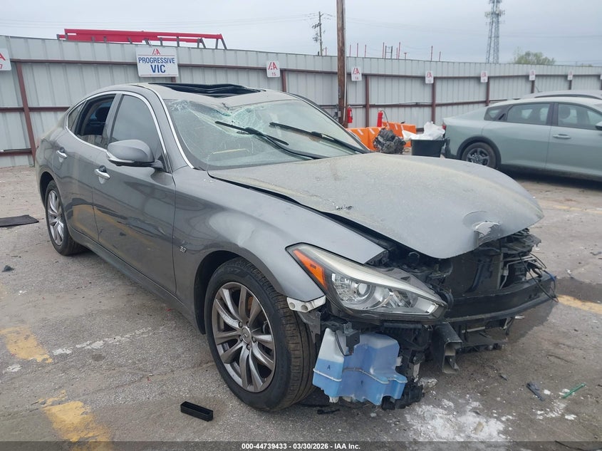 2018 Infiniti Q70 VIN JN1BY1AP5JM180320 IAAI salvage auction — ALL OVER, Wait Title, sold $725 on 2026-07-29 (photo 6)