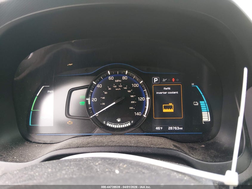 2019 Hyundai Ioniq VIN KMHC65LD8KU154972 IAAI salvage auction — FRONT END, Wait Title, sold $3,925 on 2026-07-17 (photo 7)