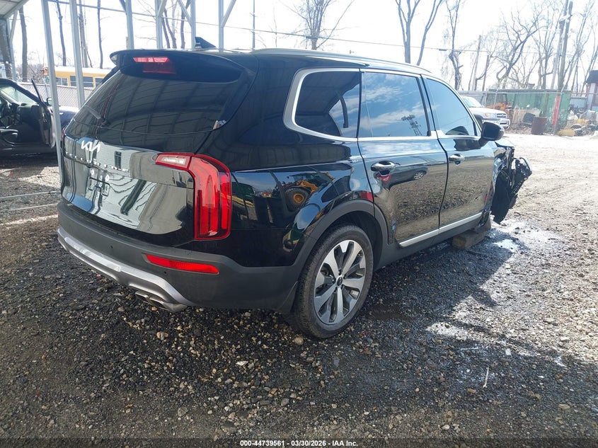 2022 Kia Telluride VIN 5XYP64HC4NG296371 IAAI salvage auction — FRONT END, Wait Title, sold $6,300 on 2026-07-20 (photo 4)