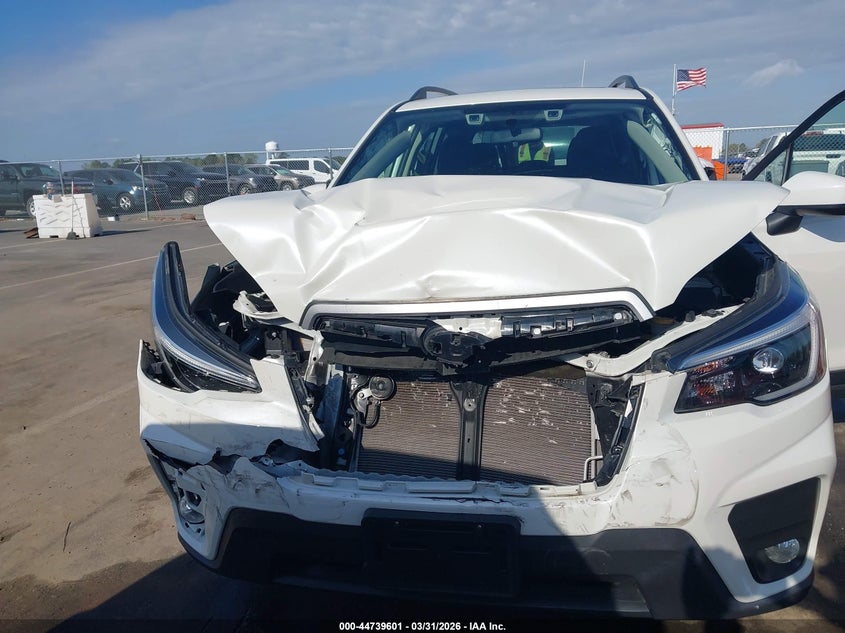2021 Subaru Forester VIN JF2SKAJC0MH525411 IAAI salvage auction — FRONT END, Salvage (North Carolina), sold $4,000 on 2026-07-29 (photo 6)