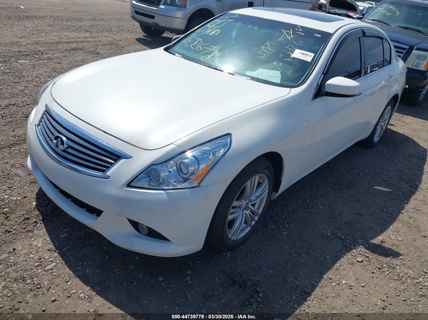 2010 Infiniti G37 VIN JN1CV6AR8AM254891 IAAI salvage auction — FRONT END, Bill Of Sale (New York), sold $975 on 2026-07-07 (photo 2)