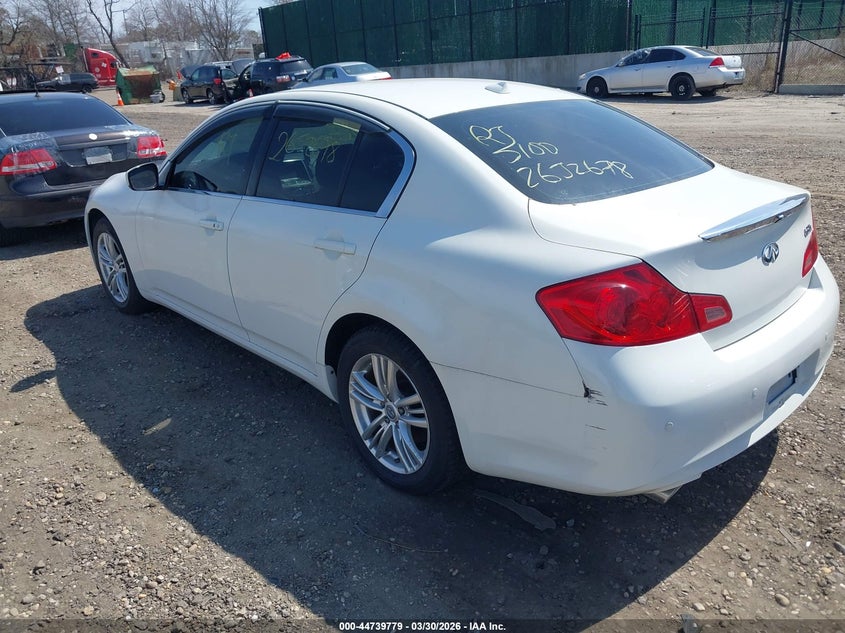 2010 Infiniti G37 VIN JN1CV6AR8AM254891 IAAI salvage auction — FRONT END, Bill Of Sale (New York), sold $975 on 2026-07-07 (photo 3)