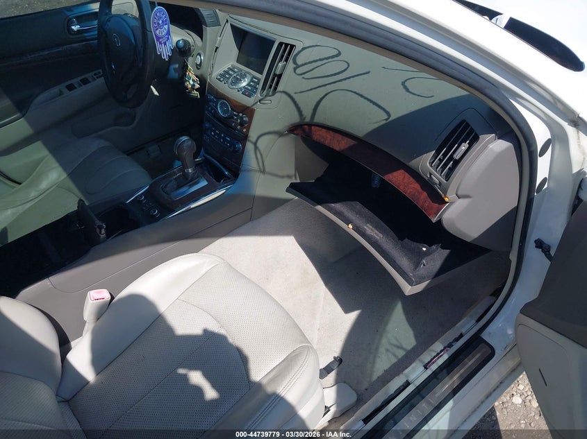2010 Infiniti G37 VIN JN1CV6AR8AM254891 IAAI salvage auction — FRONT END, Bill Of Sale (New York), sold $975 on 2026-07-07 (photo 5)