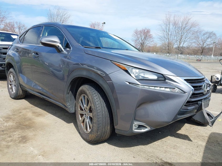 2015 Lexus Nx VIN JTJBARBZ3F2007377 IAAI salvage auction — FRONT END, Salvage (New Jersey), sold $3,050 on 2026-07-31 (photo 1)