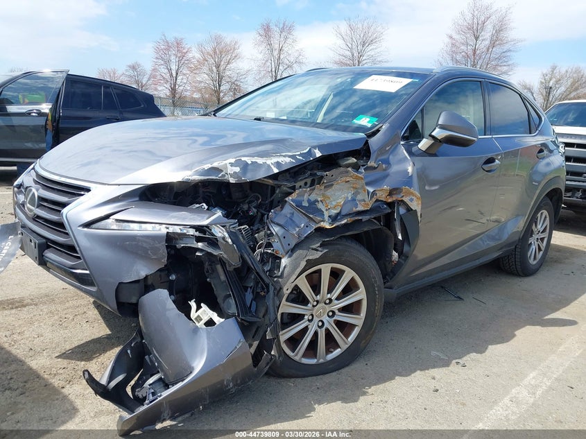 2015 Lexus Nx VIN JTJBARBZ3F2007377 IAAI salvage auction — FRONT END, Salvage (New Jersey), sold $3,050 on 2026-07-31 (photo 2)