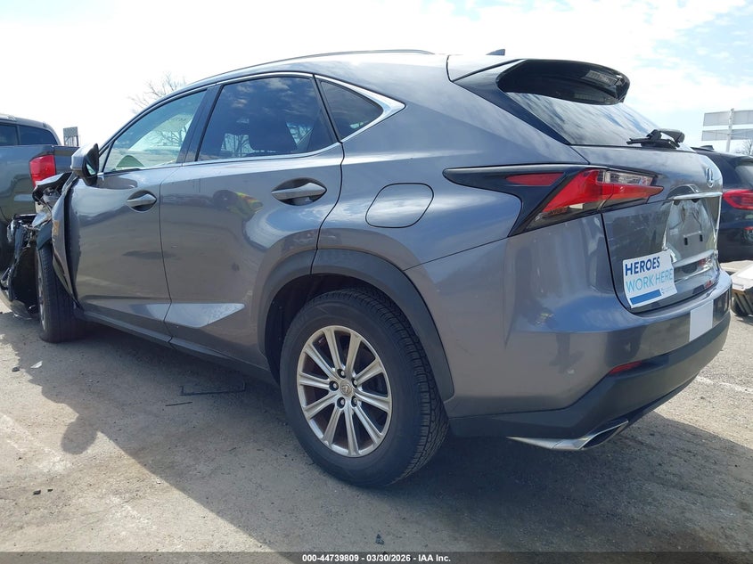 2015 Lexus Nx VIN JTJBARBZ3F2007377 IAAI salvage auction — FRONT END, Salvage (New Jersey), sold $3,050 on 2026-07-31 (photo 3)