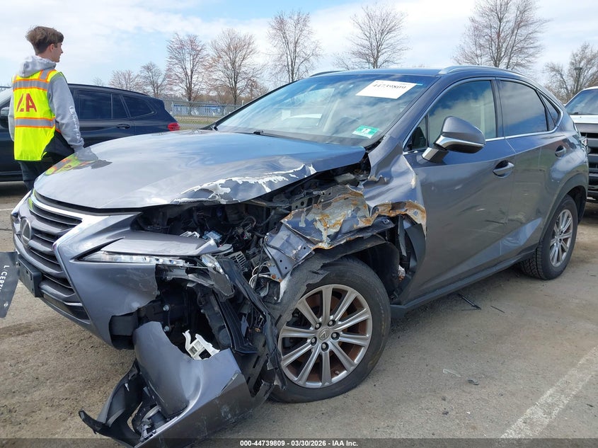 2015 Lexus Nx VIN JTJBARBZ3F2007377 IAAI salvage auction — FRONT END, Salvage (New Jersey), sold $3,050 on 2026-07-31 (photo 6)