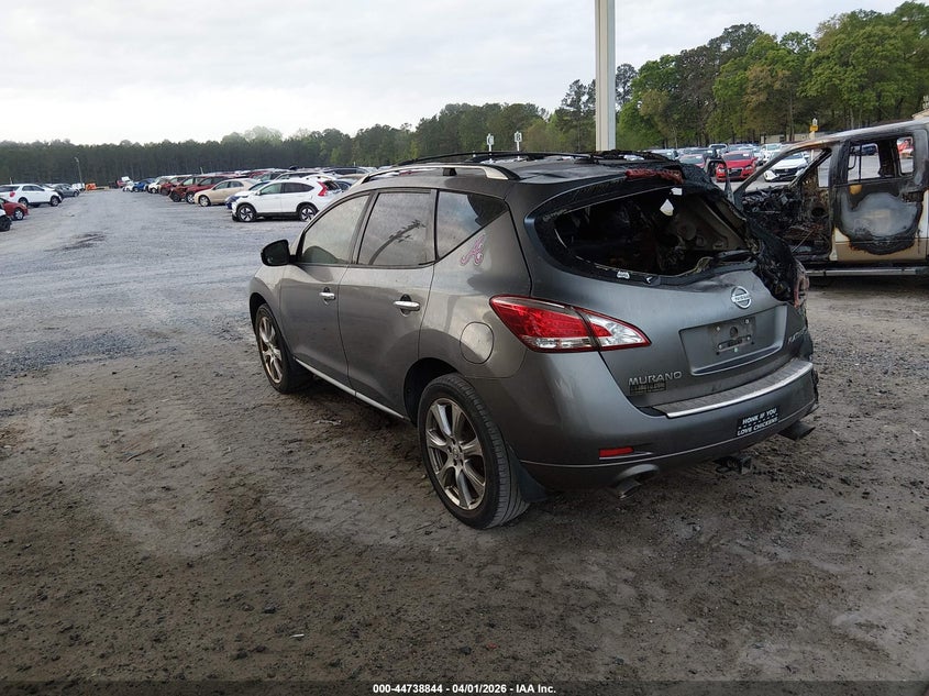 2013 Nissan Murano VIN JN8AZ1MU7DW201513 IAAI salvage auction — REAR END, Salvage (South Carolina), sold $300 on 2026-07-07 (photo 3)