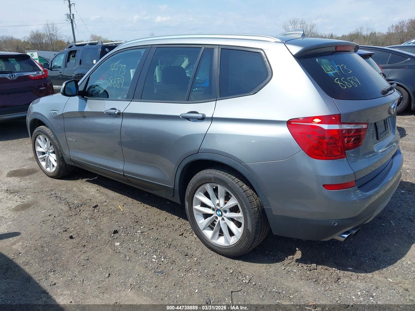 2015 BMW X3 VIN 5UXWX9C55F0D49862 IAAI salvage auction — RIGHT SIDE, Wait Title, sold $2,775 on 2026-07-28 (photo 3)