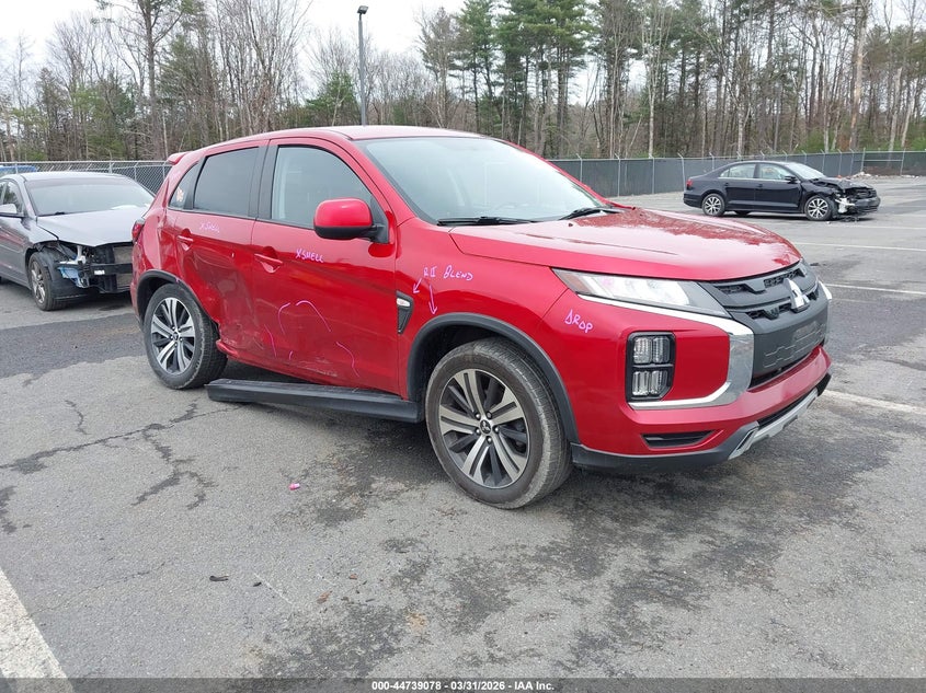 2020 Mitsubishi Outlander VIN JA4AP3AU7LU008249 IAAI salvage auction — SIDE, Mv-907A (New York), sold $2,350 on 2026-07-23 (photo 1)