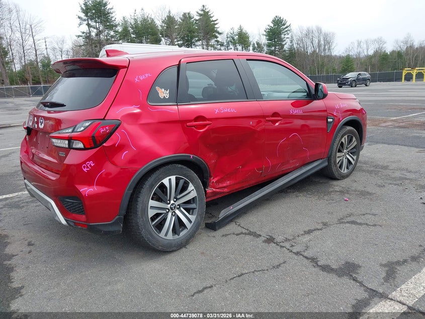 2020 Mitsubishi Outlander VIN JA4AP3AU7LU008249 IAAI salvage auction — SIDE, Mv-907A (New York), sold $2,350 on 2026-07-23 (photo 4)