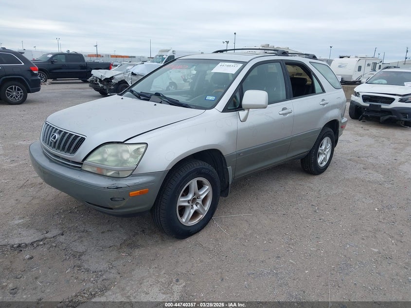 2001 Lexus Rx 300 VIN JTJGF10U310092323 IAAI salvage auction — HAIL, Original (Texas), sold $625 on 2026-07-29 (photo 2)