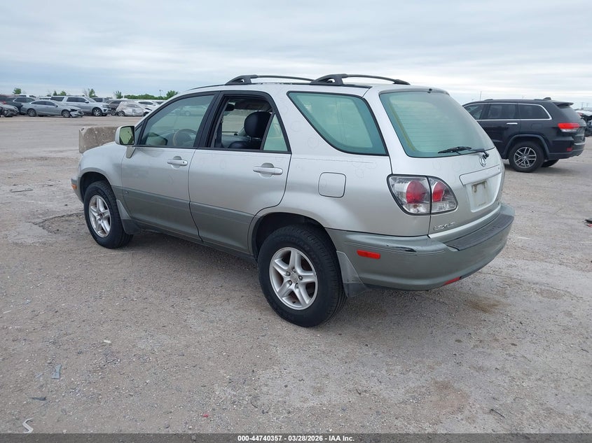 2001 Lexus Rx 300 VIN JTJGF10U310092323 IAAI salvage auction — HAIL, Original (Texas), sold $625 on 2026-07-29 (photo 3)