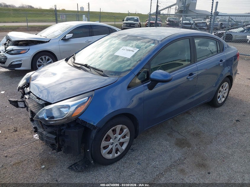 2016 Kia Rio VIN KNADM4A33G6589765 IAAI salvage auction — FRONT END, Salvage (Illinois), sold $475 on 2026-07-08 (photo 2)