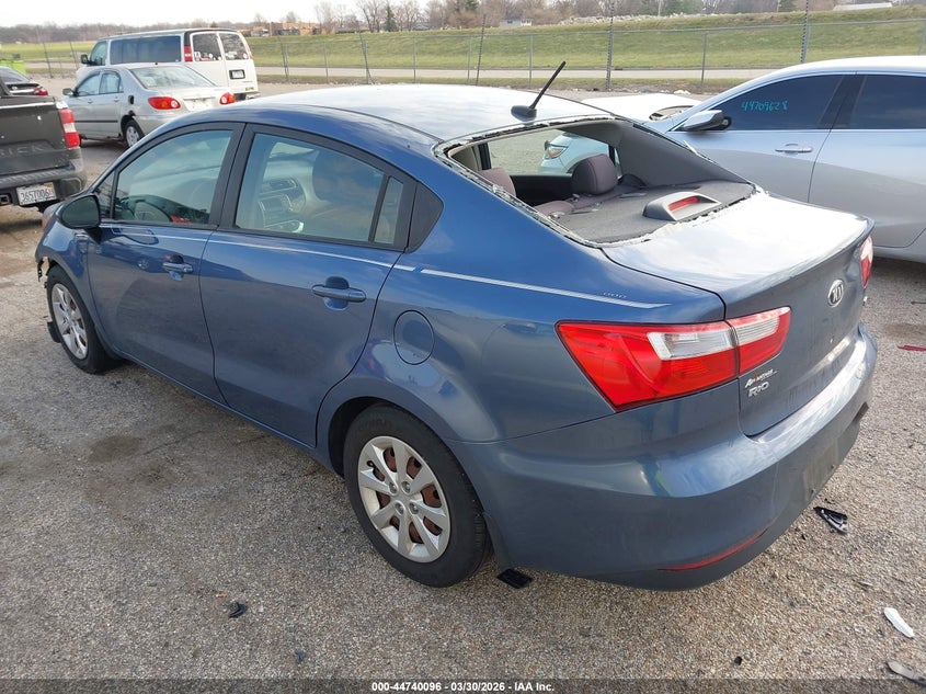 2016 Kia Rio VIN KNADM4A33G6589765 IAAI salvage auction — FRONT END, Salvage (Illinois), sold $475 on 2026-07-08 (photo 3)