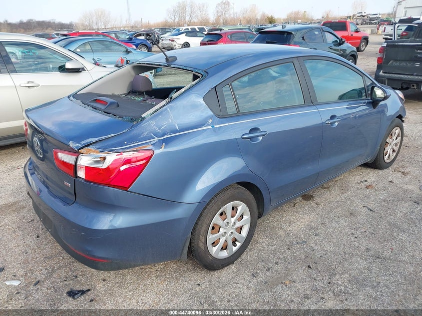 2016 Kia Rio VIN KNADM4A33G6589765 IAAI salvage auction — FRONT END, Salvage (Illinois), sold $475 on 2026-07-08 (photo 4)