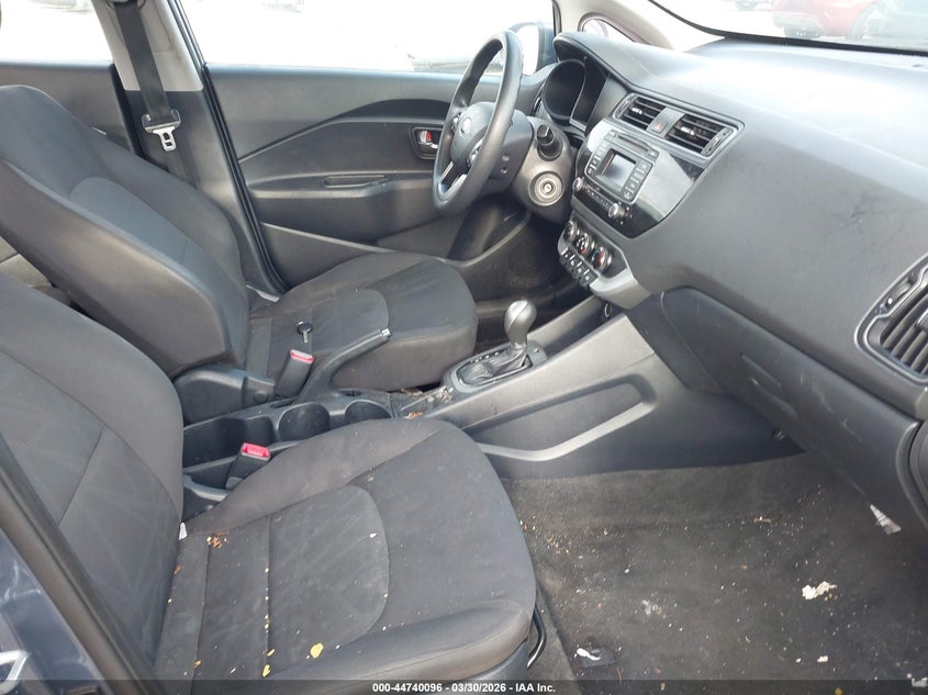 2016 Kia Rio VIN KNADM4A33G6589765 IAAI salvage auction — FRONT END, Salvage (Illinois), sold $475 on 2026-07-08 (photo 5)
