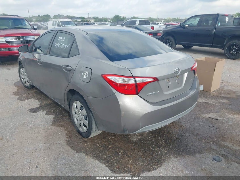 2015 Toyota Corolla VIN 5YFBURHE3FP193647 IAAI salvage auction — NORMAL WEAR, Original (Texas), sold $50 on 2026-07-29 (photo 3)