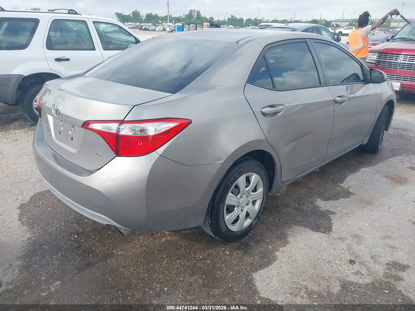 2015 Toyota Corolla VIN 5YFBURHE3FP193647 IAAI salvage auction — NORMAL WEAR, Original (Texas), sold $50 on 2026-07-29 (photo 4)