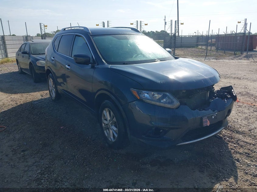 2016 Nissan Rogue VIN KNMAT2MT5GP697856 IAAI salvage auction — FRONT END, Salvage (Alabama), sold $650 on 2026-07-21 (photo 1)