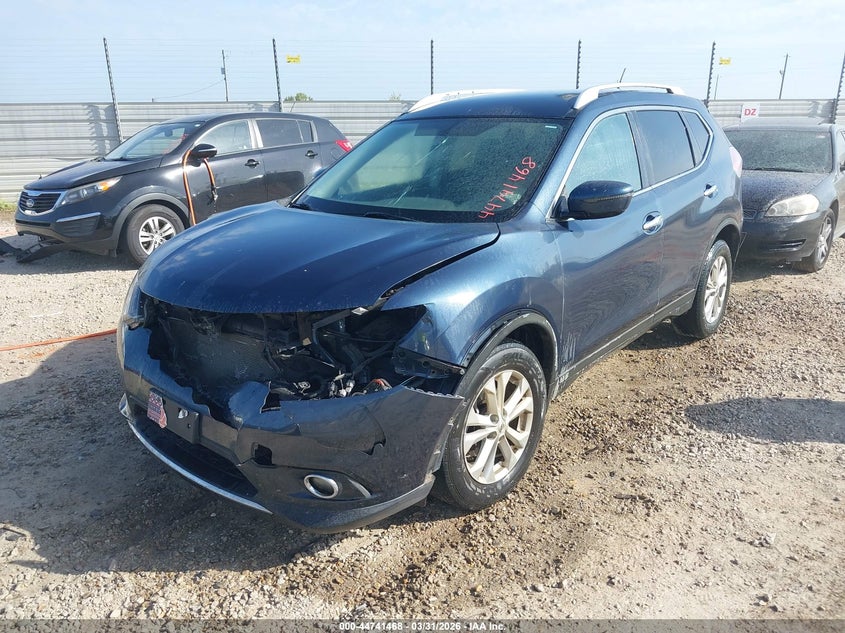 2016 Nissan Rogue VIN KNMAT2MT5GP697856 IAAI salvage auction — FRONT END, Salvage (Alabama), sold $650 on 2026-07-21 (photo 2)