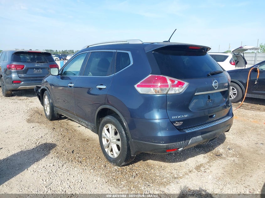 2016 Nissan Rogue VIN KNMAT2MT5GP697856 IAAI salvage auction — FRONT END, Salvage (Alabama), sold $650 on 2026-07-21 (photo 3)