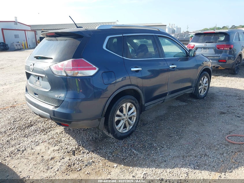 2016 Nissan Rogue VIN KNMAT2MT5GP697856 IAAI salvage auction — FRONT END, Salvage (Alabama), sold $650 on 2026-07-21 (photo 4)