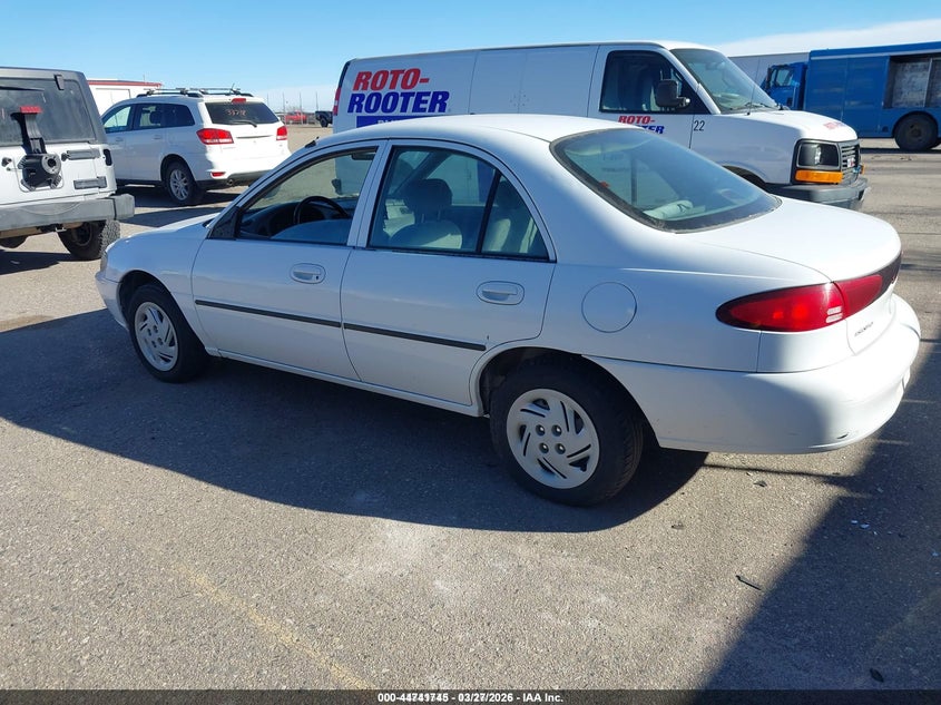 1999 Ford Escort VIN 1FAFP10P8XW221545 IAAI salvage auction — HAIL, Salvage (Idaho), sold $125 on 2026-07-07 (photo 3)