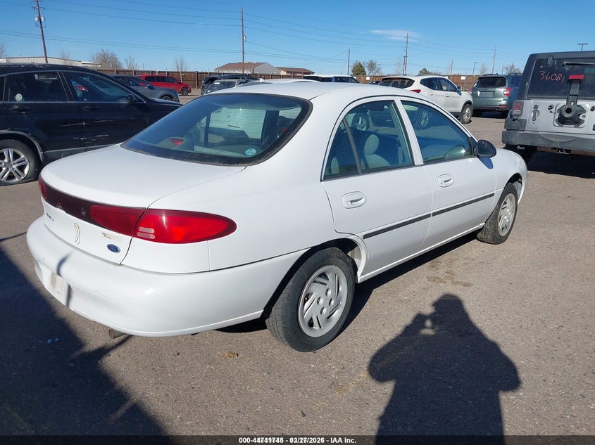 1999 Ford Escort VIN 1FAFP10P8XW221545 IAAI salvage auction — HAIL, Salvage (Idaho), sold $125 on 2026-07-07 (photo 4)
