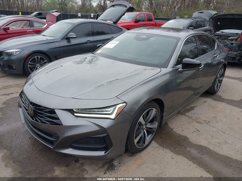 2025 Acura Tlx VIN 19UUB5F40SA001909 IAAI salvage auction — RIGHT SIDE, Wait Title, sold $16,025 on 2026-07-29 (photo 2)