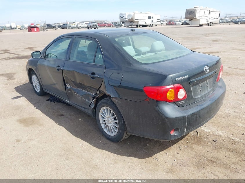 2009 Toyota Corolla VIN JTDBL40E69J042487 IAAI salvage auction — LEFT SIDE, Regular (South Dakota), sold $1,225 on 2026-07-07 (photo 3)