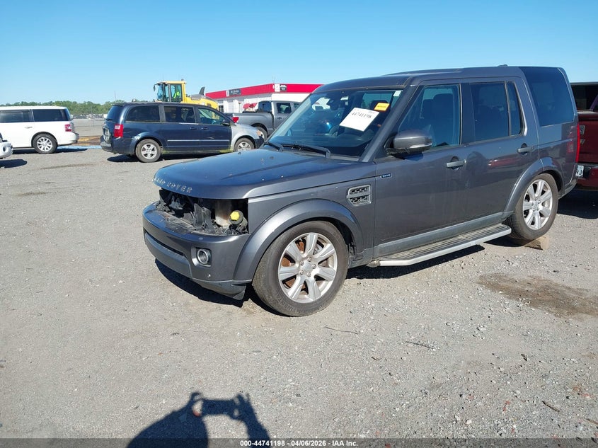 2016 Land rover Lr4 VIN SALAG2V65GA803635 IAAI salvage auction — FRONT END, Clear (Montana), sold $550 on 2026-07-15 (photo 2)