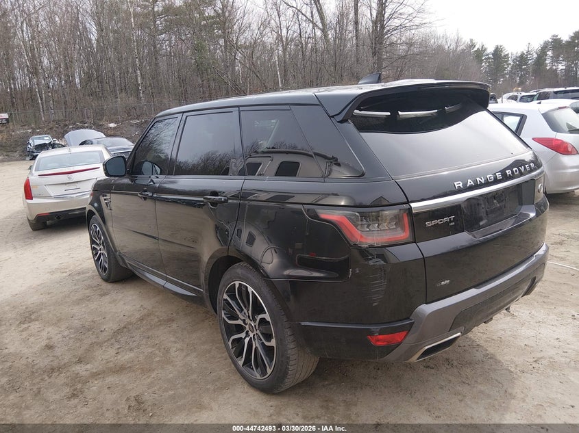 2020 Land rover Range rover sport VIN SALWR2RK0LA702004 IAAI salvage auction — RIGHT FRONT, Salvage (Vermont), sold $13,600 on 2026-07-09 (photo 3)