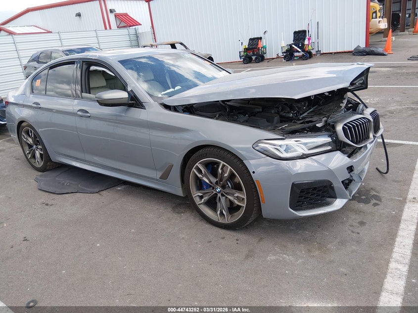2021 BMW 5er VIN WBA13BK00MCF52008 — IAAI salvage auction photo