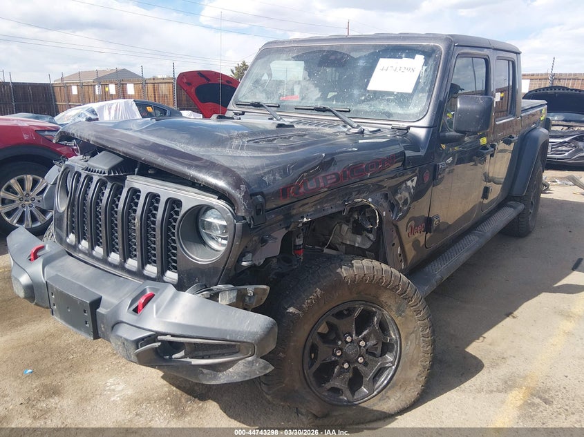 2020 Jeep Gladiator VIN 1C6JJTBG3LL136176 IAAI salvage auction — FRONT END, Salvage (Nebraska), sold $8,800 on 2026-08-01 (photo 2)