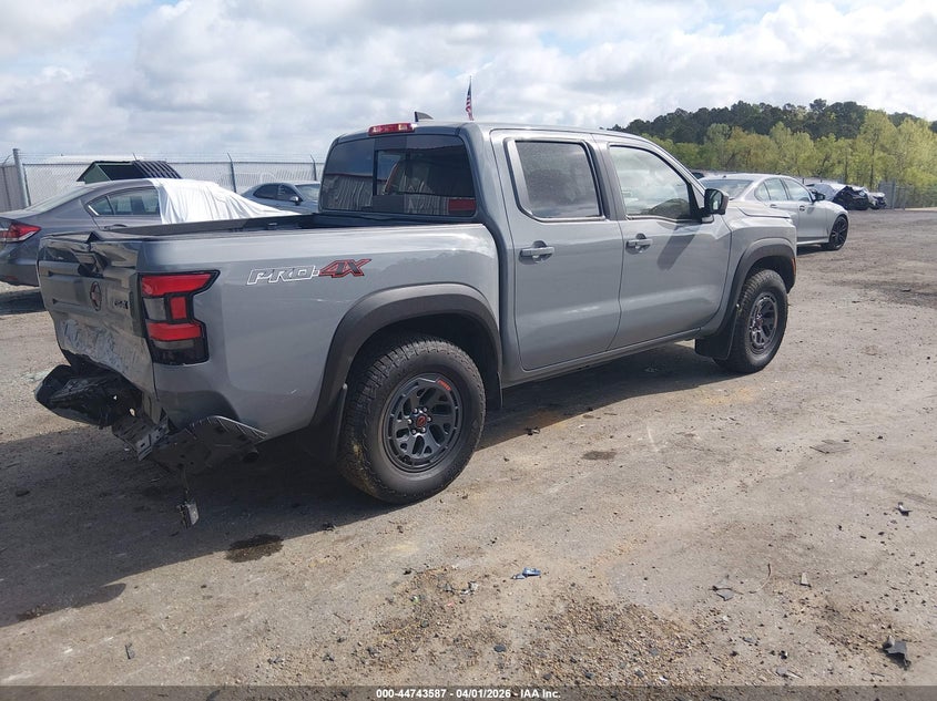2025 Nissan Navara (frontier) VIN 1N6ED1EK2SN659355 IAAI salvage auction — REAR END, Wait Title, sold $11,900 on 2026-08-19 (photo 4)