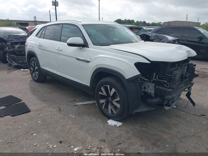 2023 Volkswagen Atlas cross sport VIN 1V2DC2CA3PC205053 IAAI salvage auction — FRONT END, Wait Title, sold $6,600 on 2026-07-09 (photo 1)