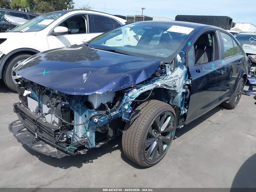 2026 Toyota Corolla VIN JTDBCMFE8T3121324 IAAI salvage auction — FRONT END, Wait Title, sold $10,600 on 2026-08-02 (photo 2)