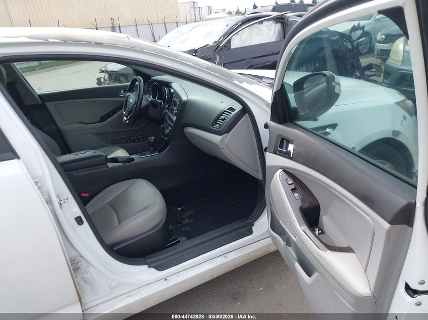 2013 Kia Optima VIN 5XXGN4A75DG248591 IAAI salvage auction — LEFT FRONT, Salvage (Texas), sold $750 on 2026-07-07 (photo 5)