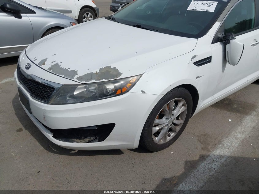 2013 Kia Optima VIN 5XXGN4A75DG248591 IAAI salvage auction — LEFT FRONT, Salvage (Texas), sold $750 on 2026-07-07 (photo 6)