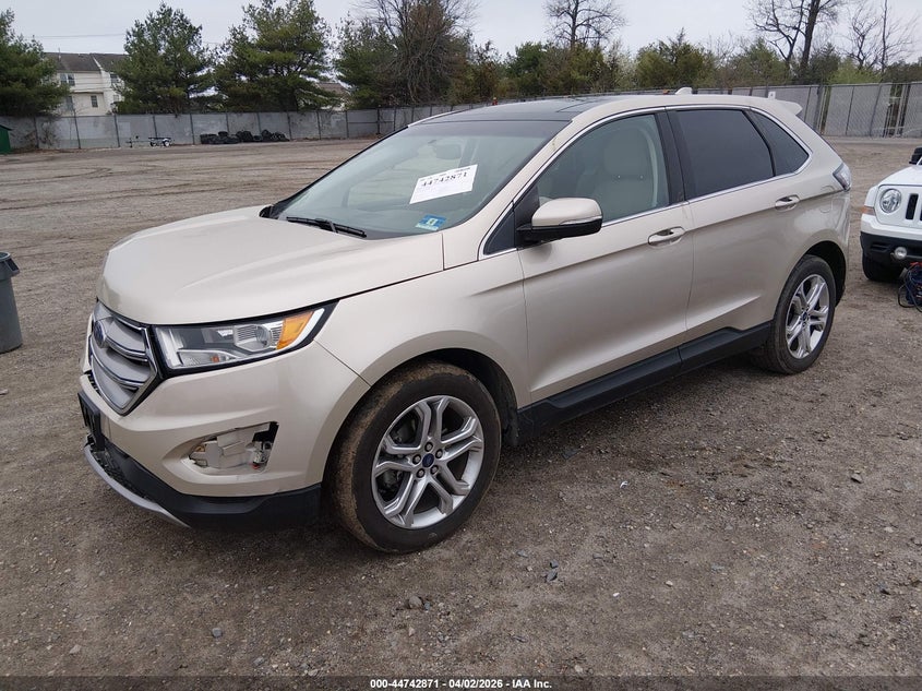 2018 Ford Edge VIN 2FMPK3K92JBB14647 IAAI salvage auction — FRONT END, Salvage (New Jersey), sold $2,050 on 2026-08-01 (photo 2)