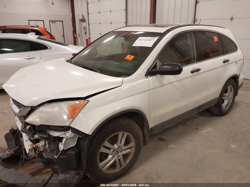 2010 Honda Cr-v VIN JHLRE4H56AC012155 IAAI salvage auction — FRONT END, Clear (Michigan), sold $800 on 2026-07-07 (photo 2)