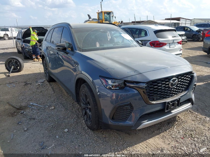 2025 Mazda Cx-70 VIN JM3KJEHD4S1129650 IAAI salvage auction — LEFT SIDE, Original (Texas), sold $14,550 on 2026-07-14 (photo 1)