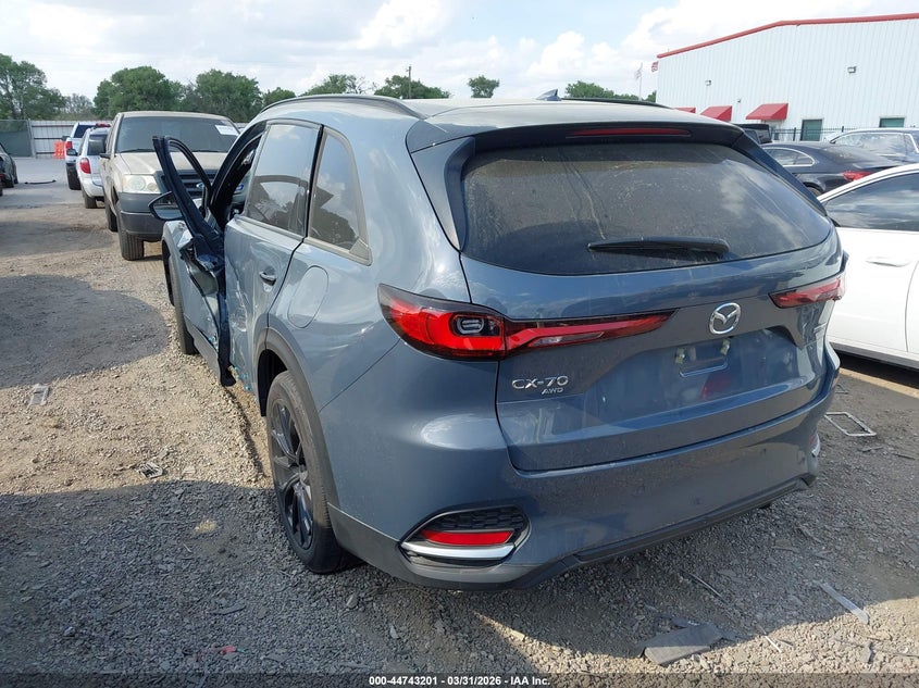 2025 Mazda Cx-70 VIN JM3KJEHD4S1129650 IAAI salvage auction — LEFT SIDE, Original (Texas), sold $14,550 on 2026-07-14 (photo 3)