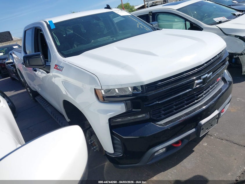 2020 Chevrolet Silverado VIN 1GCPYFED0LZ184412 IAAI salvage auction — VANDALISM, Salvage Certificate (California), sold $25 on 2026-07-01 (photo 1)
