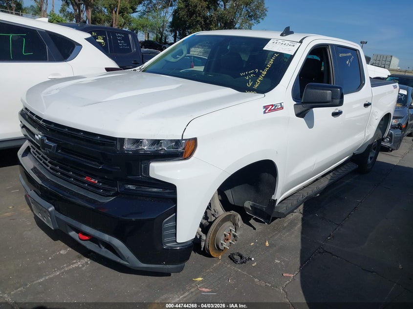2020 Chevrolet Silverado VIN 1GCPYFED0LZ184412 IAAI salvage auction — VANDALISM, Salvage Certificate (California), sold $25 on 2026-07-01 (photo 2)