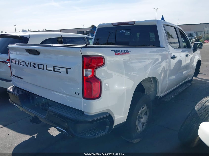 2020 Chevrolet Silverado VIN 1GCPYFED0LZ184412 IAAI salvage auction — VANDALISM, Salvage Certificate (California), sold $25 on 2026-07-01 (photo 4)