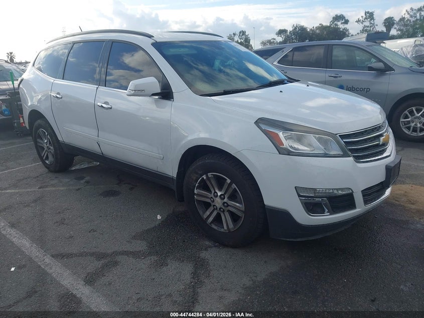 2017 Chevrolet Traverse VIN 1GNKVHKDXHJ130759 IAAI salvage auction — LEFT REAR, Salvage (California), sold $1,625 on 2026-07-09 (photo 1)
