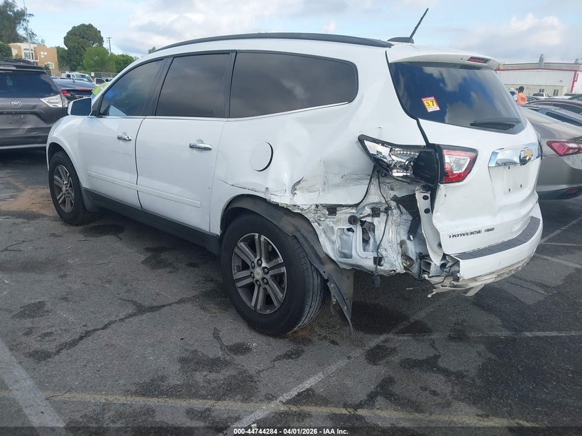 2017 Chevrolet Traverse VIN 1GNKVHKDXHJ130759 IAAI salvage auction — LEFT REAR, Salvage (California), sold $1,625 on 2026-07-09 (photo 3)