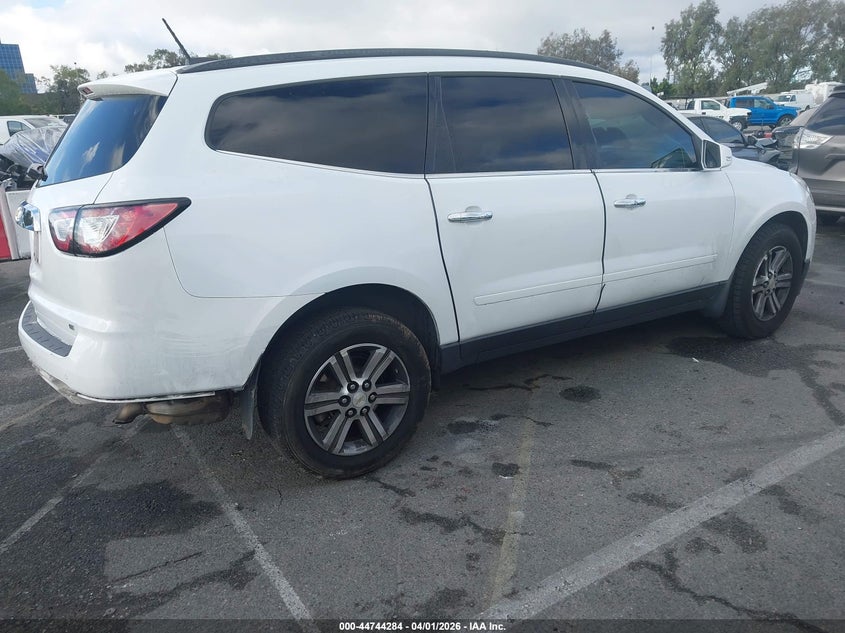 2017 Chevrolet Traverse VIN 1GNKVHKDXHJ130759 IAAI salvage auction — LEFT REAR, Salvage (California), sold $1,625 on 2026-07-09 (photo 4)